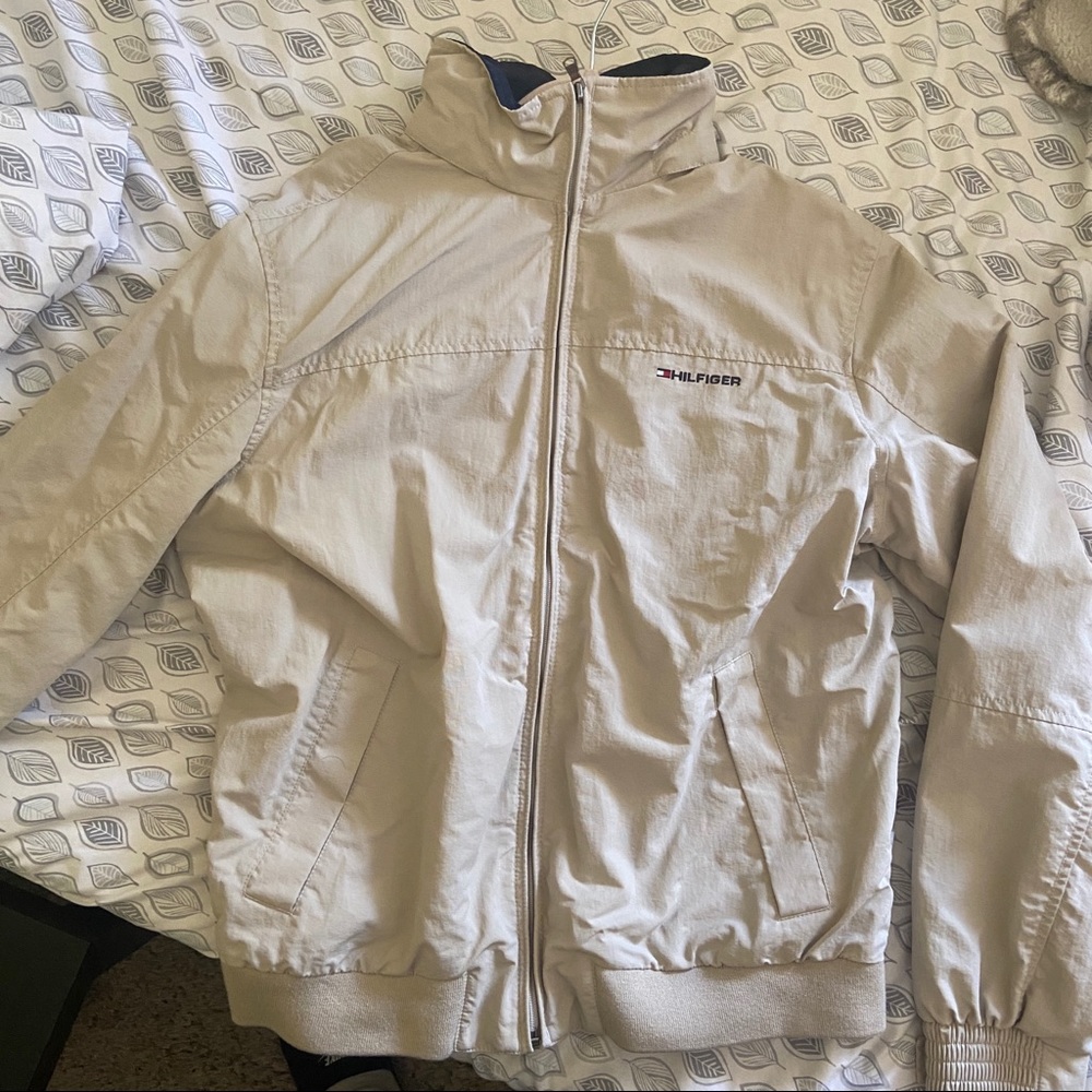 Large - Tommy Jacket - Creme/Tan
